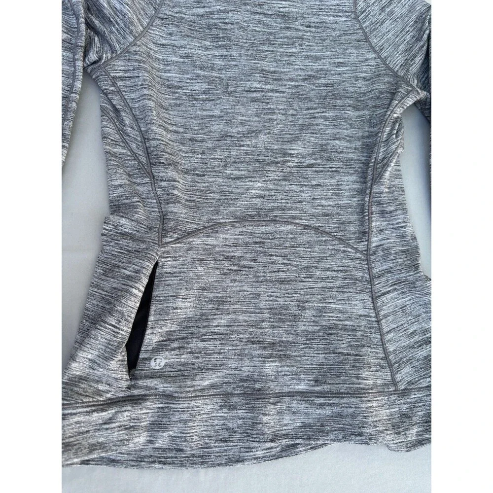 Lululemon Cypress Kiss Womens 6 Grey Long Sleeve Athleisure Train Running Shirt